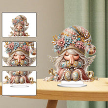 Load image into Gallery viewer, Special Shape Single-Side Acrylic Gnome Desktop Diamond Art Kit for Home Decor
