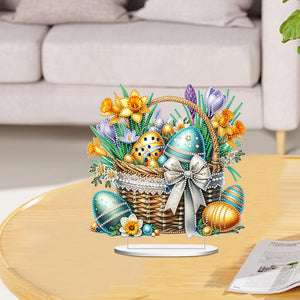 Easter 5D DIY Animal Egg Diamond Art Tabletop Decoration Special Shape for Adult