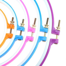 Load image into Gallery viewer, 5pcs Plastic Cross Stitch Embroidery Hoop Ring Craft Sewing Machine Frame
