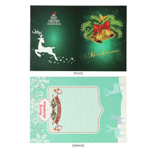 Load image into Gallery viewer, Christmas Greeting Cards DIY 5D Diamond Painting Set Xmas Gift (8pcs)
