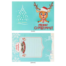 Load image into Gallery viewer, Christmas Greeting Cards DIY 5D Diamond Painting Set Xmas Gift (8pcs)
