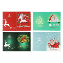 Load image into Gallery viewer, Christmas Greeting Cards DIY 5D Diamond Painting Set Xmas Gift (8pcs)
