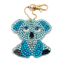 Load image into Gallery viewer, DIY Keychain Hand Made Diamond Painting Full Drill Pendants Art Crafts (Koala)
