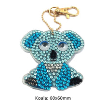 Load image into Gallery viewer, DIY Keychain Hand Made Diamond Painting Full Drill Pendants Art Crafts (Koala)

