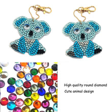 Load image into Gallery viewer, DIY Keychain Hand Made Diamond Painting Full Drill Pendants Art Crafts (Koala)
