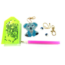 Load image into Gallery viewer, DIY Keychain Hand Made Diamond Painting Full Drill Pendants Art Crafts (Koala)
