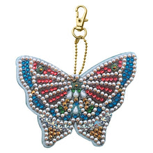 Load image into Gallery viewer, 5pcs DIY Special Shaped Full Drill Butterfly Diamond Painting Keychain Kits
