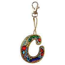 Load image into Gallery viewer, 1pcs Diamond Keychains Hanging Ornament DIY Phone Bag Charm Decor (C)
