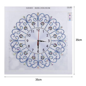 5D DIY Digital Drawing Clock Without Battery Resin for Kids Adult (Clock-H085)