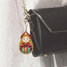 Load image into Gallery viewer, 5pcs DIY Doll Full Drill Special Shaped Diamond Painting Keychain (YSK024)
