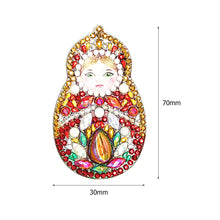 Load image into Gallery viewer, 5pcs DIY Doll Full Drill Special Shaped Diamond Painting Keychain (YSK024)
