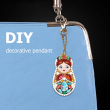 Load image into Gallery viewer, 5pcs DIY Doll Full Drill Special Shaped Diamond Painting Keychain (YSK024)
