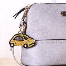 Load image into Gallery viewer, 5pcs DIY Car Full Drill Special Shaped Diamond Painting Keychains Pendant

