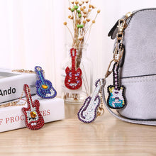 Load image into Gallery viewer, 5pcs DIY Violin Full Drill Special Shaped Diamond Painting Keychains Gifts
