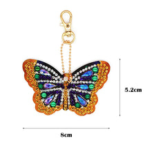 Load image into Gallery viewer, 6pcs Diamond Keychains Art Craft DIY Handmade Rhinestone Pendant Kid Adult Gifts
