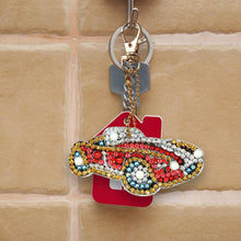 Load image into Gallery viewer, 5pcs DIY Car Full Drill Special Shaped Diamond Painting Keychains Pendant
