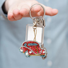 Load image into Gallery viewer, 5pcs DIY Car Full Drill Special Shaped Diamond Painting Keychains Pendant

