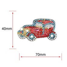 Load image into Gallery viewer, 5pcs DIY Car Full Drill Special Shaped Diamond Painting Keychains Pendant
