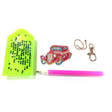 Load image into Gallery viewer, 5pcs DIY Car Full Drill Special Shaped Diamond Painting Keychains Pendant
