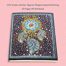 Load image into Gallery viewer, DIY Dream Catcher Special Shaped Diamond Painting 60 Sheets A5 Notebook
