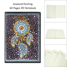 Load image into Gallery viewer, DIY Dream Catcher Special Shaped Diamond Painting 60 Sheets A5 Notebook
