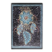 Load image into Gallery viewer, DIY Dream Catcher Special Shaped Diamond Painting 60 Sheets A5 Notebook
