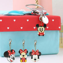 Load image into Gallery viewer, 4pcs DIY Full Drill Special Shaped Diamond Painting Mouse Keychains Jewelry
