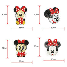 Load image into Gallery viewer, 4pcs DIY Full Drill Special Shaped Diamond Painting Mouse Keychains Jewelry
