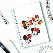 Load image into Gallery viewer, 4pcs DIY Full Drill Special Shaped Diamond Painting Mouse Keychains Jewelry
