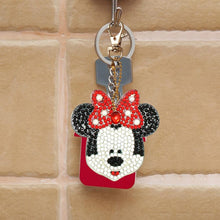 Load image into Gallery viewer, 4pcs DIY Full Drill Special Shaped Diamond Painting Mouse Keychains Jewelry
