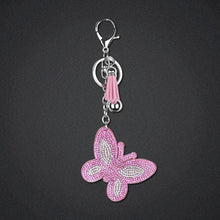 Load image into Gallery viewer, Full Special Shaped Drill Diamond Butterfly Keychain Key Rings Bag Pendants
