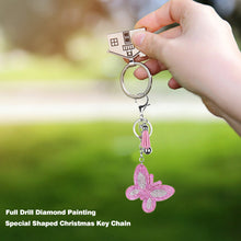 Load image into Gallery viewer, Full Special Shaped Drill Diamond Butterfly Keychain Key Rings Bag Pendants
