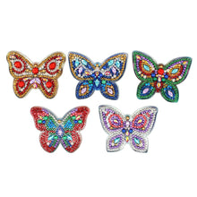 Load image into Gallery viewer, 5pcs Diamond Keychains Art Craft DIY Handmade Rhinestone Pendant Kid Adult Gifts
