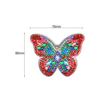 Load image into Gallery viewer, 5pcs Diamond Keychains Art Craft DIY Handmade Rhinestone Pendant Kid Adult Gifts
