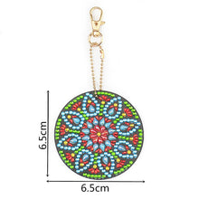 Load image into Gallery viewer, 4pcs DIY Full Special-Shaped Diamond Painting Bag Pendant Mandala Keychains
