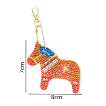 Load image into Gallery viewer, 5pcs DIY Full Drill Diamond Paintng Special-shaped Pendant Animal Keychain
