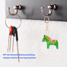 Load image into Gallery viewer, 5pcs DIY Full Drill Diamond Paintng Special-shaped Pendant Animal Keychain
