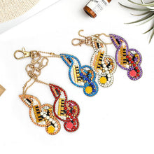 Load image into Gallery viewer, 5pcs Diamond Keychains Art Craft DIY Handmade Rhinestone Pendant Kid Adult Gifts
