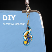 Load image into Gallery viewer, 5pcs Diamond Keychains Art Craft DIY Handmade Rhinestone Pendant Kid Adult Gifts
