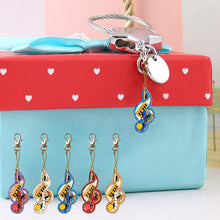 Load image into Gallery viewer, 5pcs Diamond Keychains Art Craft DIY Handmade Rhinestone Pendant Kid Adult Gifts
