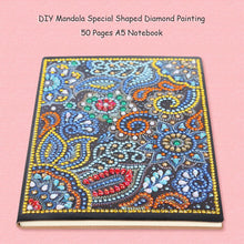 Load image into Gallery viewer, DIY Mandala Special Shaped Diamond Painting 50 Sheets A5 Office Notebook
