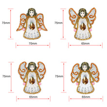 Load image into Gallery viewer, 5pcs Diamond Keychains Art Craft DIY Handmade Rhinestone Pendant Kid Adult Gifts

