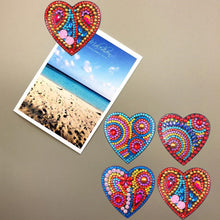Load image into Gallery viewer, 4pcs Cartoon Stickers Paint by Numbers 5D DIY Full Drill Sticker for Kids Adults
