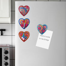Load image into Gallery viewer, 4pcs Cartoon Stickers Paint by Numbers 5D DIY Full Drill Sticker for Kids Adults
