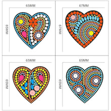Load image into Gallery viewer, 4pcs Cartoon Stickers Paint by Numbers 5D DIY Full Drill Sticker for Kids Adults
