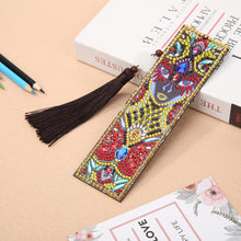 Load image into Gallery viewer, DIY Special Shaped Diamond Painting Leather Tassel Bookmark Creative Crafts
