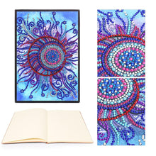 Load image into Gallery viewer, DIY Flower Special Shaped Diamond Painting 50 Pages A5 Sketchbook Notebook
