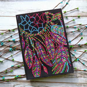 DIY Dreamcatcher Special Shaped Diamond Painting 50 Pages A5 Sketchbook