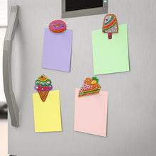 Load image into Gallery viewer, 4pcs DIY Full Drill Special Shape Ice Cream Diamond Painting Fridge Magnet
