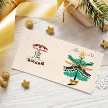 Load image into Gallery viewer, 8pcs Diamond Painting Christmas Postcards Art Craft 5D DIY for Birthday Festival
